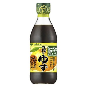 미즈칸 카오리노쿠라 마루시보리 유자 폰즈, 360ml, 3개