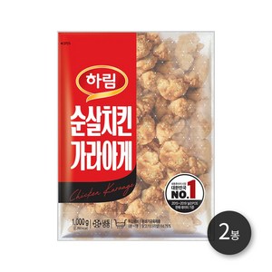 하림 순살치킨가라아게 1kg 2봉, 2개