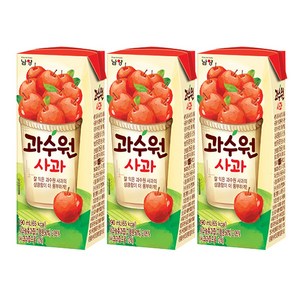 남양과수원 사과주스, 190ml, 144개