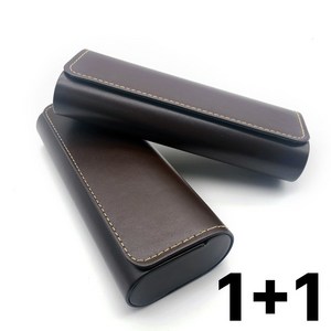 벨라또 고급 가죽 안경 하드 케이스 1+1