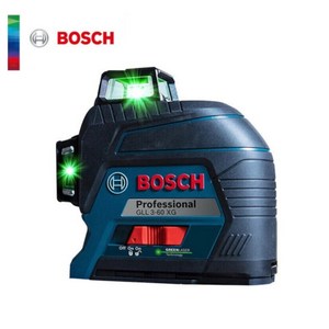 Bosch 전문 레이저 레벨 거리 측정기 방수 방진 3D 3 면 12 라인 그린 빔 그라디언터 GLL30G/Gll3-60Xg, 3.Bosch GLL30G, 3.Bosch GLL30G