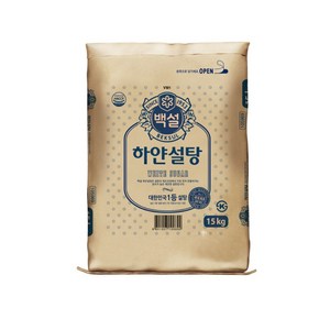 백설 하얀설탕, 15kg, 1개