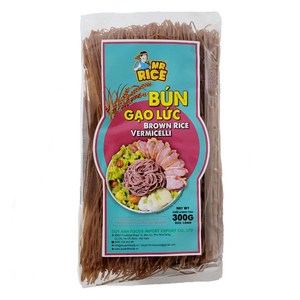 베트남 BROWN RICE VERMICELLI 현미쌀국수 라이스버미셀리 BUN GAO LUT, 1개, 300g