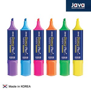 java 자바 파워플러스 형광펜, 노랑