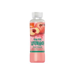 하늘가득 납작복숭아, 6개, 330ml