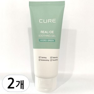 김정문알로에 큐어 맥시 알로에베라 겔 크림, 100ml, 2개