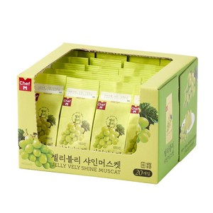 쉐프엠 젤리블리 샤인머스켓 맛 60g 20개 1박스, 1.2kg, 1개