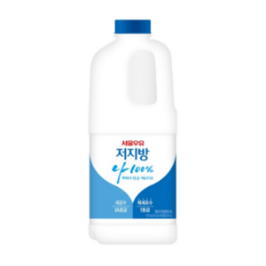 서울우유 저지방우유 1800ml, 1.8L, 1개