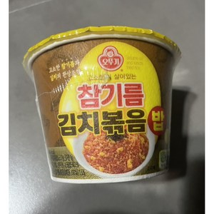 오뚜기 컵밥 참기름 김치볶음밥, 259g, 3개