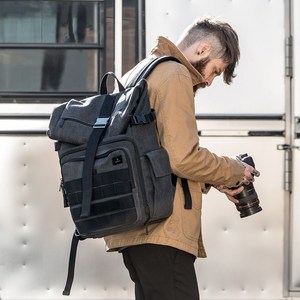 매틴 어드벤쳐 롤탑270 블랙 백팩 DSLR 카메라가방, 1개