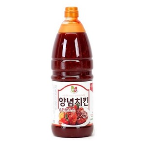 청우 첫맛 치킨양념소스 순한맛, 2.1kg, 1개