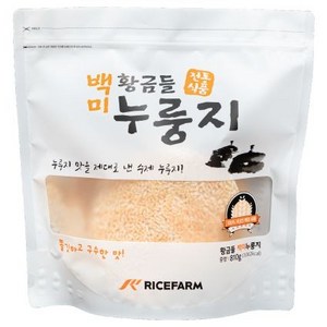 라이스팜 황금들 백미 누룽지, 410g, 1개, 410g