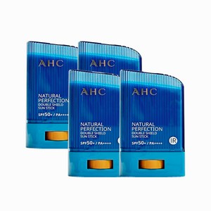 AHC 내추럴 퍼펙션 더블 쉴드 선스틱 SPF50+/PA++++, 14g, 4개