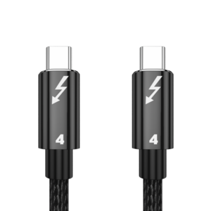 썬더볼트 4 케이블 100W PD 8K60Hz 40Gbps USB CtoC 정품성능 C타입 고속 외장 하드 데이터 충전 Thunderbolt Cable, 1개, 150cm