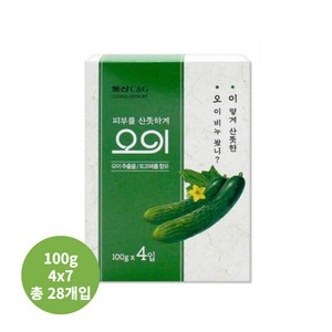 동산씨앤지 오이 비누, 100g, 28개