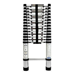 나비드 접이식사다리 가정용 안테나 알루미늄 사다리 15단 일자형 4.4M (N-ALL44), 1개