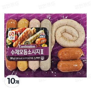 [정연푸드] 사조오양 수제모듬소시지II (냉장), 10개, 385g