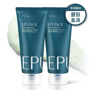 에퓨놀 미네랄 솔트 멘톨 두피 쿨링 스케일러 150g, 2개