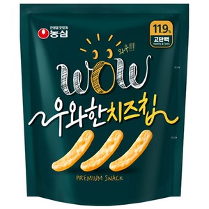 농심 우와한 치즈칩, 42g, 2개