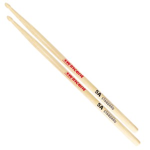 Wincent 5A Hickory 드럼스틱 (W-5A), 1개