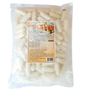 떡이오 국산쌀 냉동 매콤달콤 치즈 떡볶이 1kg, 1개