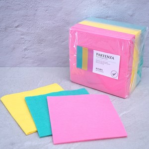 파르텐자 부직포행주 40x40 30장 3색 독일 행주 업소용 천연펄프 비스코스 걸레, 30개