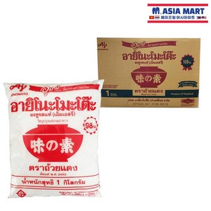 [태국] AJINOMOTO 조미료 1kg X10 / UMAMI MSG 감칠맛 엄마손맛 아지노모도 할랄 HALAL 우마미 국물 찌개, 10개