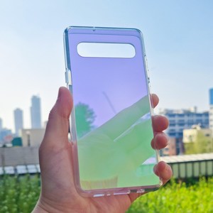 갤럭시S10 5G 하프미러 범퍼 젤리 케이스