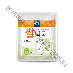 면사랑 쌀떡국떡, 1kg, 3개