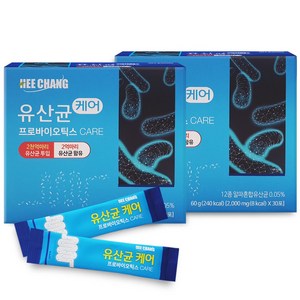 딸기맛 프로바이오 틱스 스틱 혼합 12종 유산균 유상균 케어 30포x2박스 분말 가루 파우더 간편, 2개, 60g