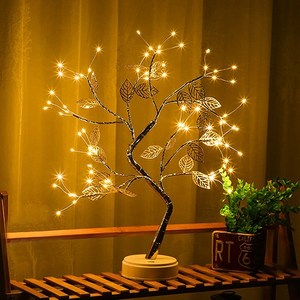소소 LED 미니 나무 조명 무드등 수유등 수면등 미니트리, 45cm, 골드
