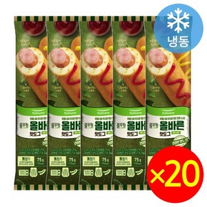 풀무원 올바른 핫도그, 75g, 20개