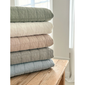 메종드꾸르 60수 사각 누빔 사계절 패드 겸 이불, 블루