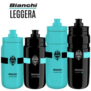 Bianchi 비앙키 자전거 사이클 레제라 물통, 550ml 체레스테, 1개