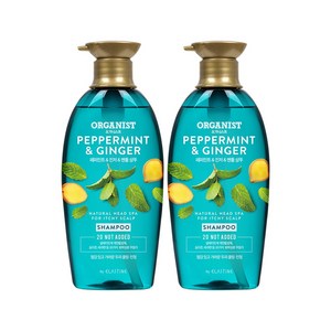 오가니스트 페퍼민트&진저+판테놀 샴푸, 500ml, 1세트