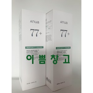 아누아 어성초 77% 수딩 토너 피부진정 대용량 [정품보장], 2개, 500ml