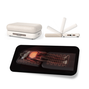 웨이비 WAVY 소파형 안마베드 기능성 안마의자 HK-2100 안마베드+소파+온열효과, 오트밀 아이보리