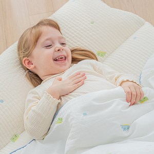아리베베 듀라론 순면 자수 사계절 리버시블 어린이집 낮잠이불세트, 패드+모달이불SET, 공룡