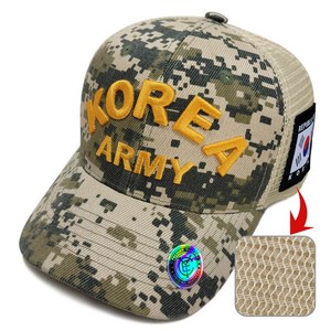 캡이요 CAPEYO 2406 KOREA ARMY 이중메쉬 라벨 야구모자 ROKA 여름모자 망사모자 태극기모자 아미모자 한국 관광 기념품 외국인 선물 모자