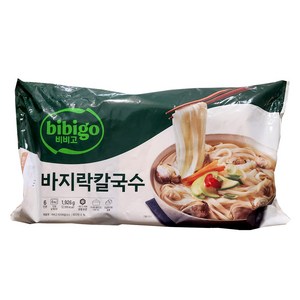 코스트코 비비고 바지락 칼국수 321G X 6 (6인분) [아이스박스] + 더메이런손소독제, 6개