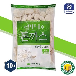 두레식품 미니돈까스 [1kg], 1kg, 10개