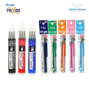 파이롯트 프릭션 포인트 노크 볼펜리필심 0.4mm, 블루3입(LFPKRF30S4-3B)