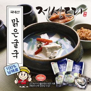 [정성드리] 맑은굴국 350gx6팩, 6개, 350g