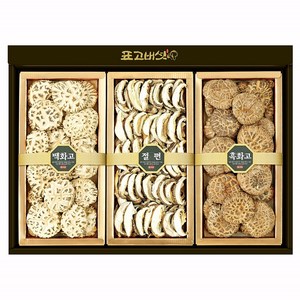 [표고아빠]참나무 국산 표고버섯 선물세트[자연3호](부직가방+택배박스), 1세트