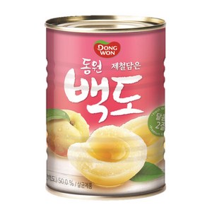 동원 백도통조림 400g, 24개