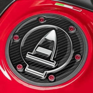 오토바이 연료 가스 캡 보호대 데칼 탱크 커버 패드 스티커 Ducati Multistada 950 1100 1200 V2 V4 모, 1개, 02 Cabon-Look