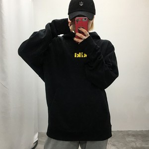 남여공용 KIKI 프린팅 기모 후드티