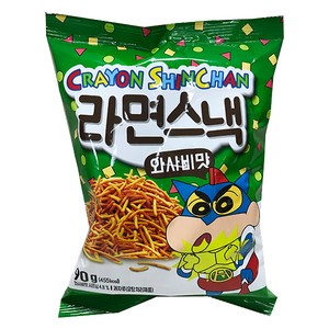 크레용신짱 라면스낵 와사비맛 90g, 1개