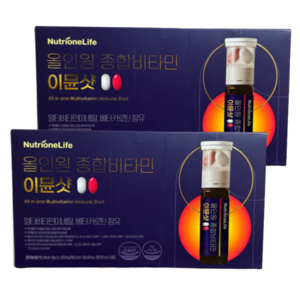 [뉴트리원] 정우성 올인원 종합비타민 듀얼 이뮨샷 2박스, 2개, 14회분