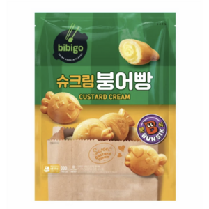 (냉동)[비비고]슈크림 붕어빵, 300g, 5개